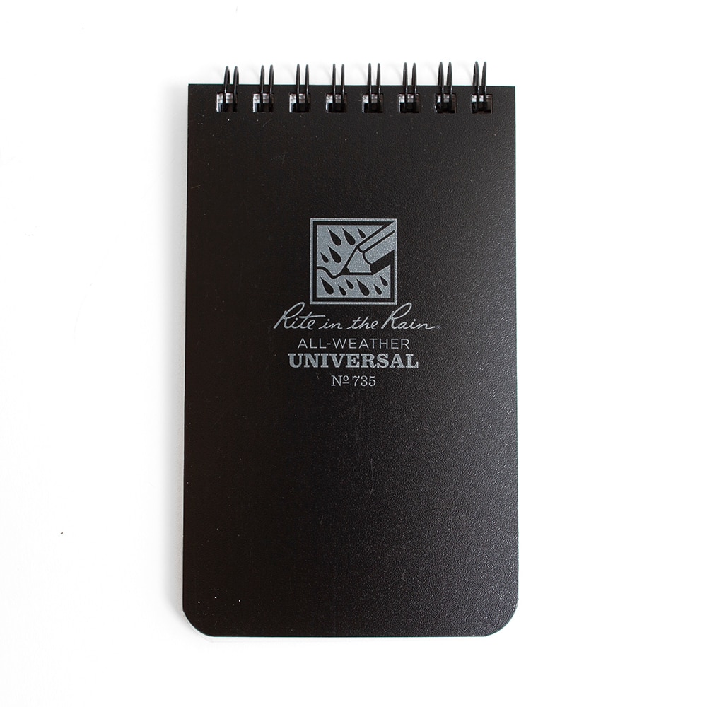 Rite in the Rain, Black, Spiral, Art & School, Top bound, 58802
